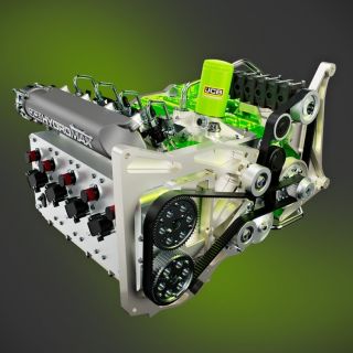 Vodíkový motor JCB Hydromax