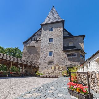 Hrad Vildštejn - Nádvoří hradu