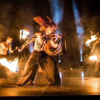 Pyroterra - Fire & Light show - DANCESHOW PYROTERRA