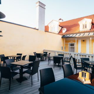 Bellevue Hotel Český Krumlov - Letní terasa