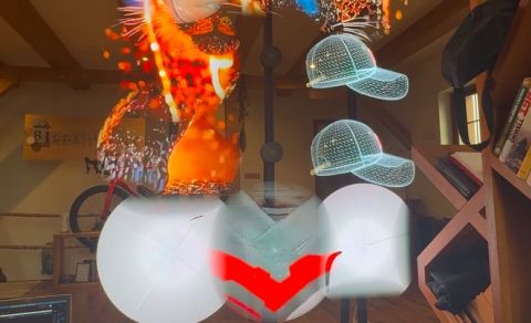 Velkoplošný 3D hologram