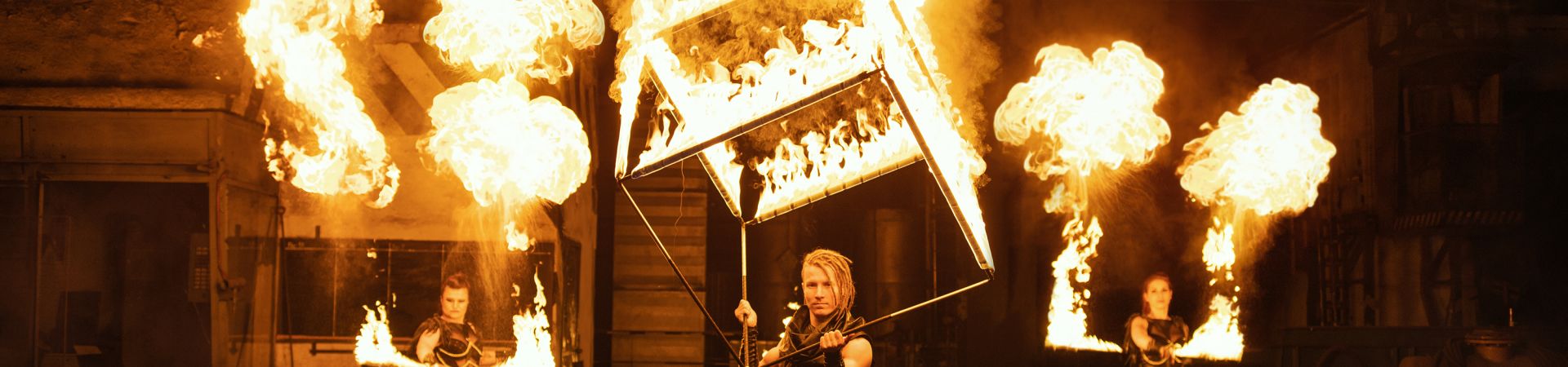 Aliatrix - visual entertainment agency - Ohnivé show