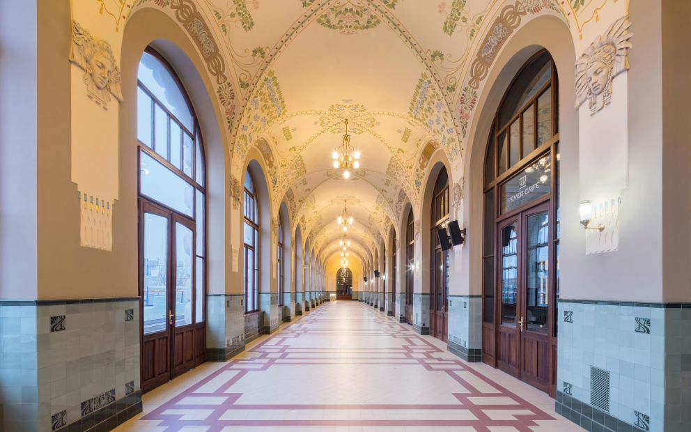 Foyer Café a Fantův sál - Sloupový sál