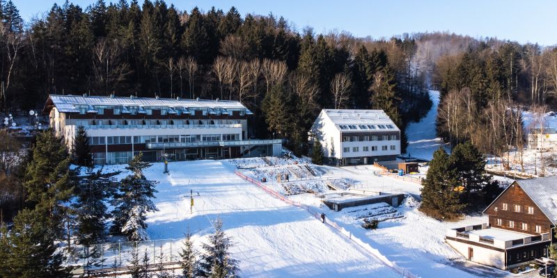 Zimní firemní akce na Monínci