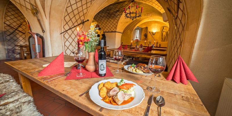 Hrad Vildštejn - Středověká restaurace