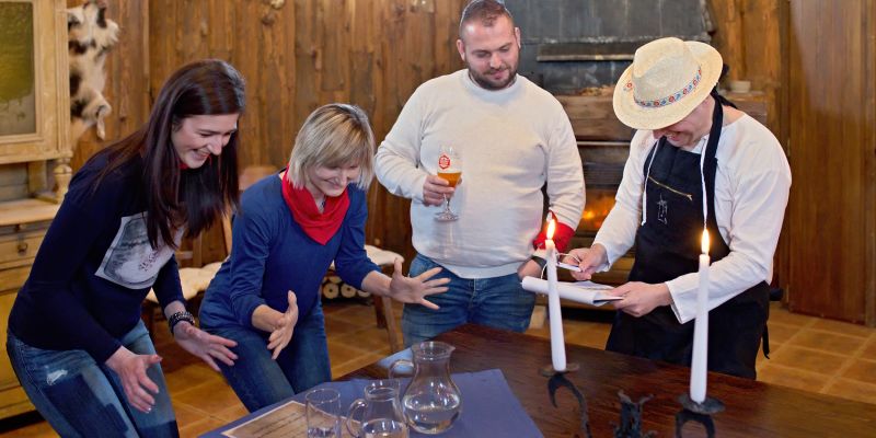 Bukovanský mlýn - Krbovna