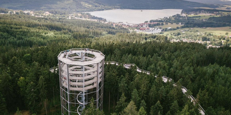 Stezka korunami stromů Lipno