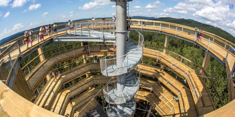 Stezka korunami stromů Lipno