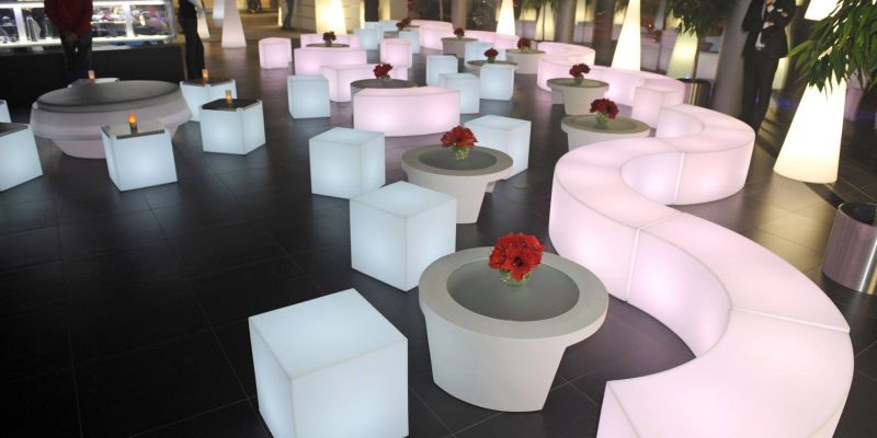 Svítící Párty Nábytek