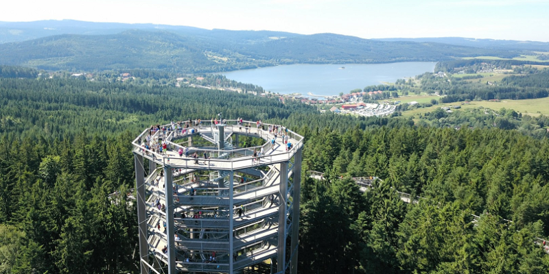 Stezka korunami stromů Lipno