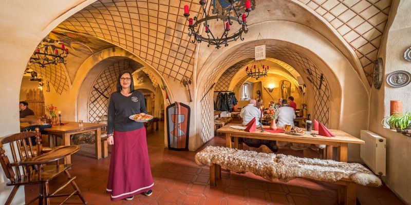 Hrad Vildštejn - Středověká restaurace