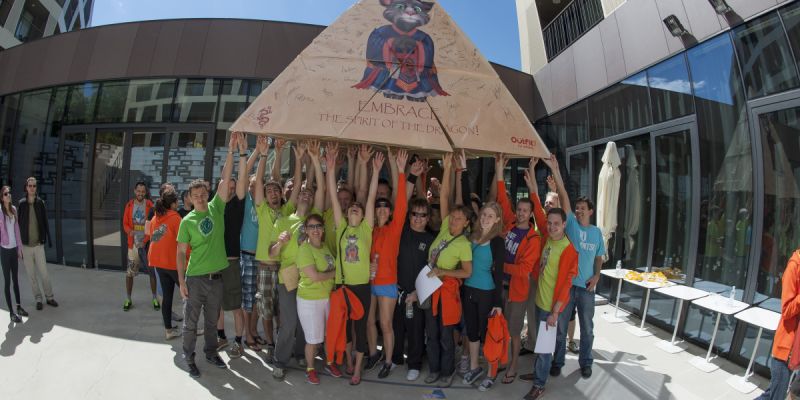 Catalyst Czech Republic - Team building - Flat Out Pyramids