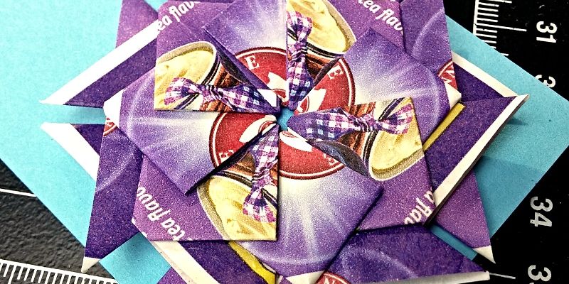 Tea bag folding – vyrábění z čajových sáčků - Tea bag folding – vyrábění z čajových sáčků