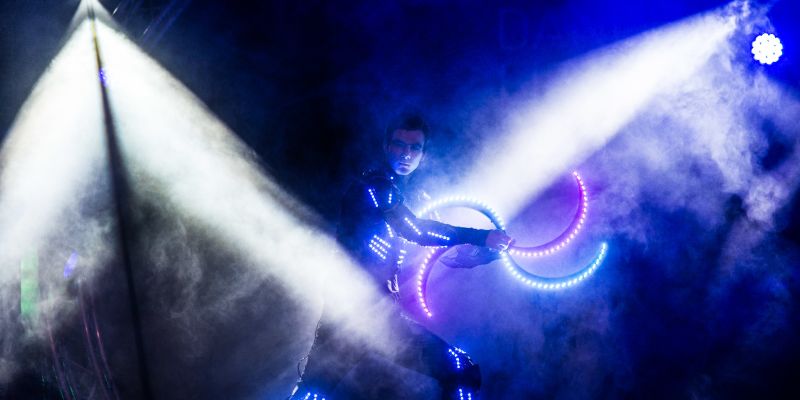 Pyroterra - Fire & Light show - LIGHTSHOW PYROTERRA