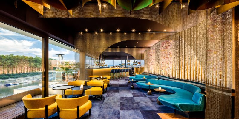 Casablanca Sky Bar s výhledem na Prahu