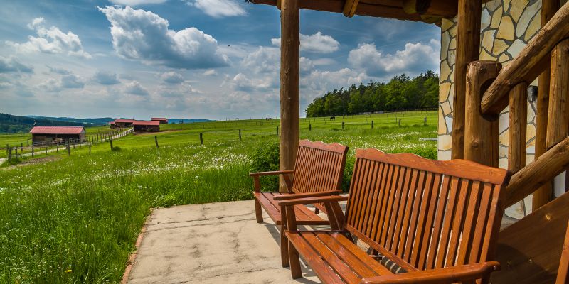 Ranch Jestřebice - Salon/Pergola