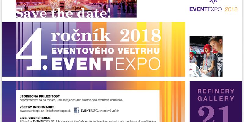 Další ročník EventEXPO v Bratislavě již v únoru 2018