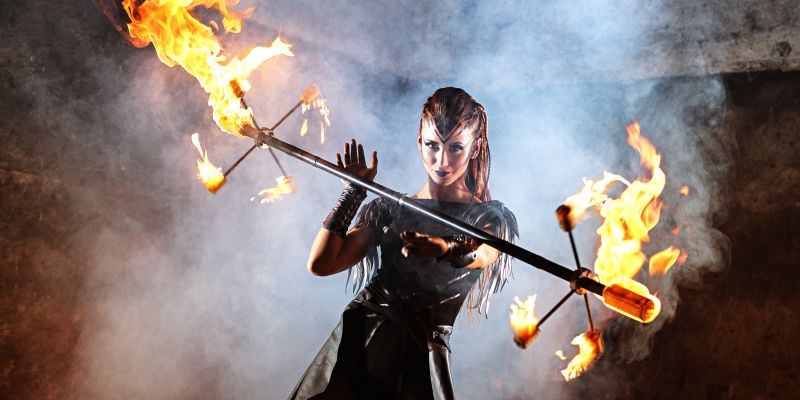 Aliatrix - visual entertainment agency - Ohnivé show