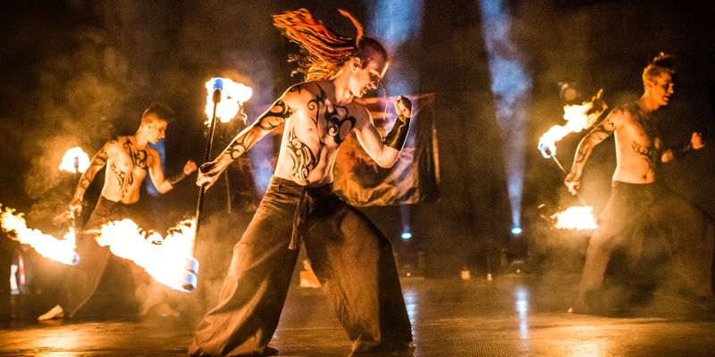 Pyroterra - Fire & Light show - DANCESHOW PYROTERRA