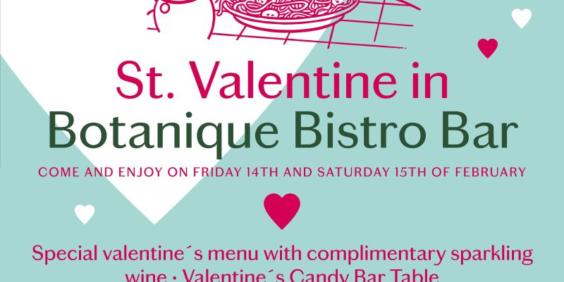 Svatý Valentýnský víkend v Botanique Bistro & Bar