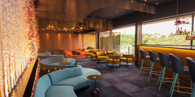 Casablanca Sky Bar s výhledem na Prahu