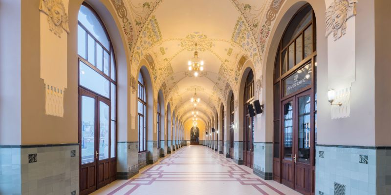 Foyer Café a Fantův sál - Sloupový sál