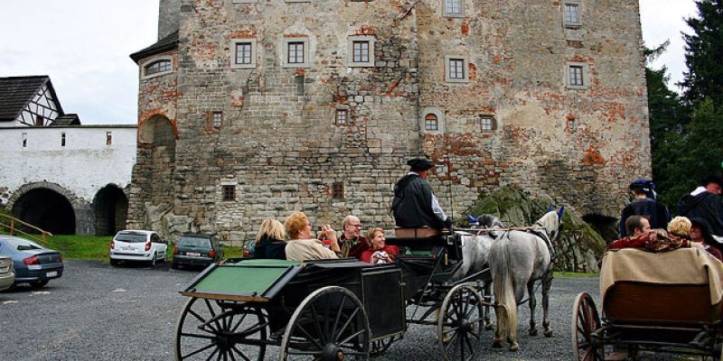 Hrad Vildštejn - Nádvoří hradu