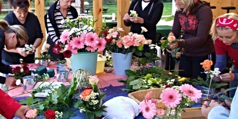 MOBILNÍ KREATIVNÍ VÝTVARNÉ DÍLNY - Květinové workshopy