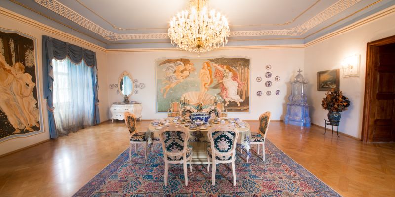 Zámecký resort Dětenice - Modrá jídelna