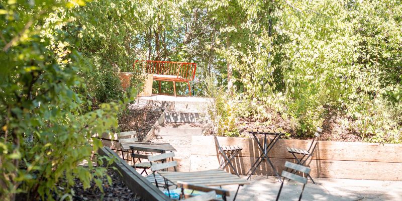 Radlická kulturní sportovna - Komunitní zahrada a skleník