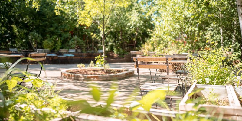 Radlická kulturní sportovna - Komunitní zahrada a skleník