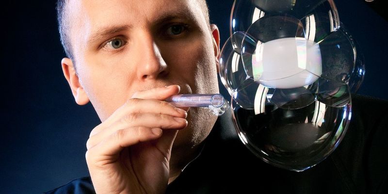 Bublinová show Matěje Kodeše