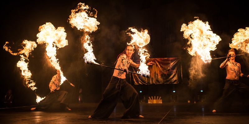 Pyroterra - Fire & Light show - FIRESHOW PYROTERRA