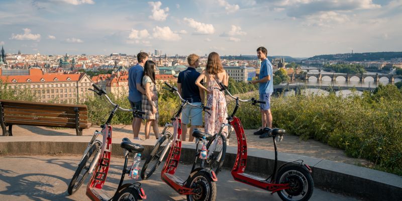 Vyjíždky na segway, e-scootrech, bike a e-bike