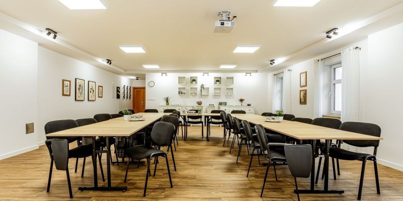 Moderní zasedací místnost v Hotelu Panská v Bechyni