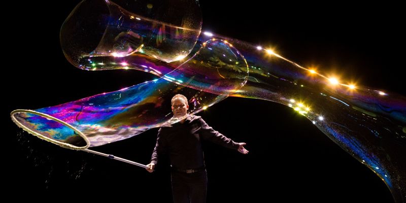 Bublinová show Matěje Kodeše