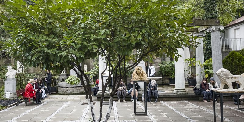 Umělecká zahrada v Praze Nuslích