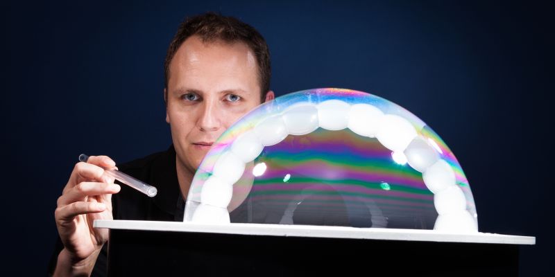 Bublinová show Matěje Kodeše