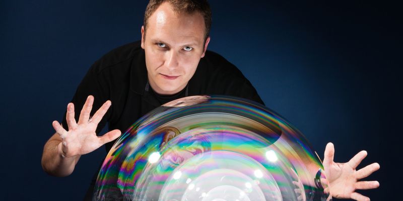 Bublinová show Matěje Kodeše