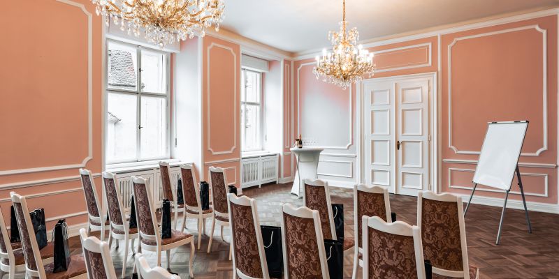 Hartigovský palác - Růžový sál