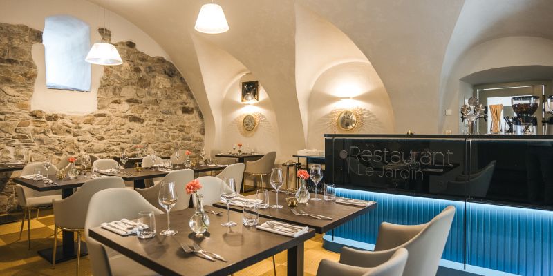 Bellevue Hotel Český Krumlov - Restaurace Le Jardin