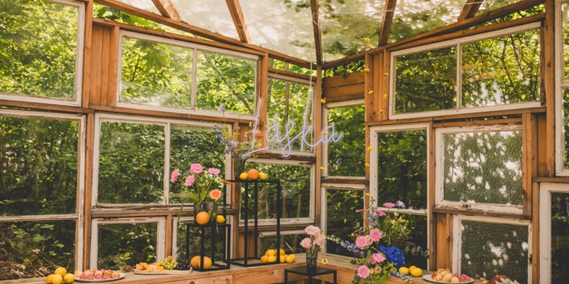 Radlická kulturní sportovna - Komunitní zahrada a skleník