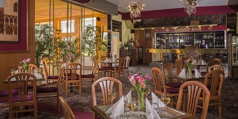 Lobby bar se zimní zahradou (Top Hotel)