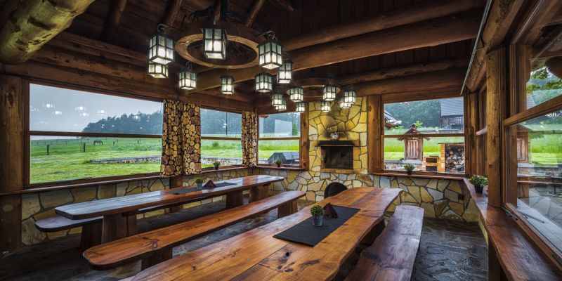 Ranch Jestřebice - Salon/Pergola