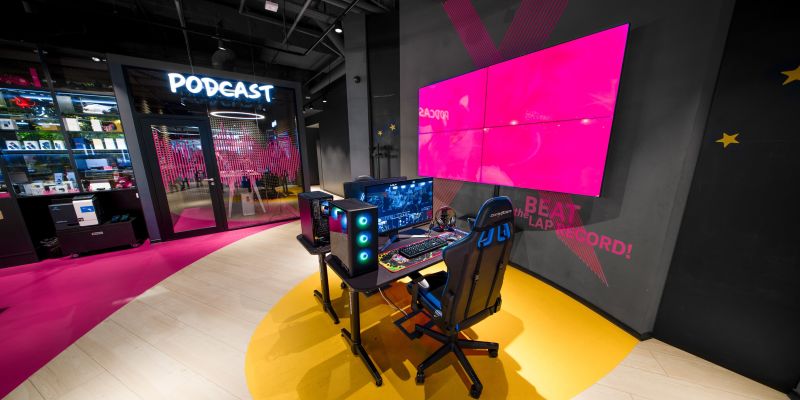 Magenta Experience Center - Podcast studio