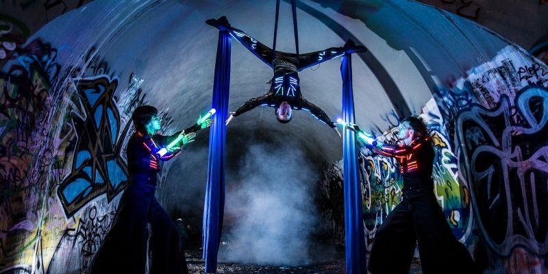 Pyroterra - Fire & Light show - FIRESHOW PYROTERRA