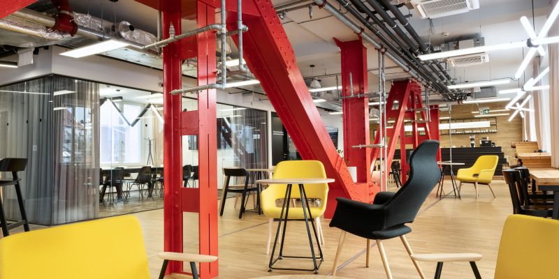 Zenwork Event space - Zenwork Red Space s terasami