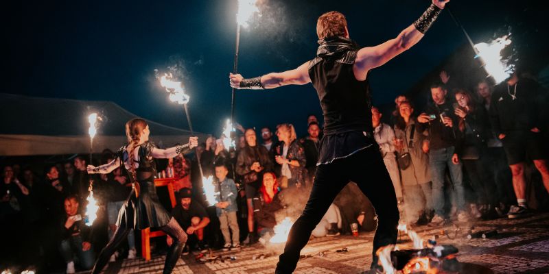 Aliatrix - visual entertainment agency - Ohnivé show