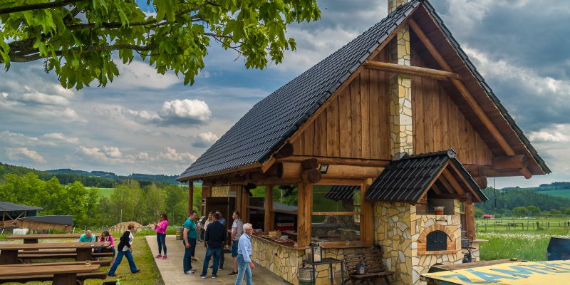 Ranch Jestřebice - Salon/Pergola