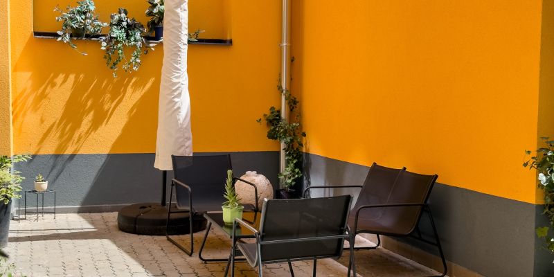 Janáček office - Vnitrobloková zahrádka